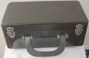 Wilardy Lucite Box Purse -Pearly Black c1950's