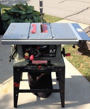 Craftman 10 ' Table saw w/stand and dust Bag